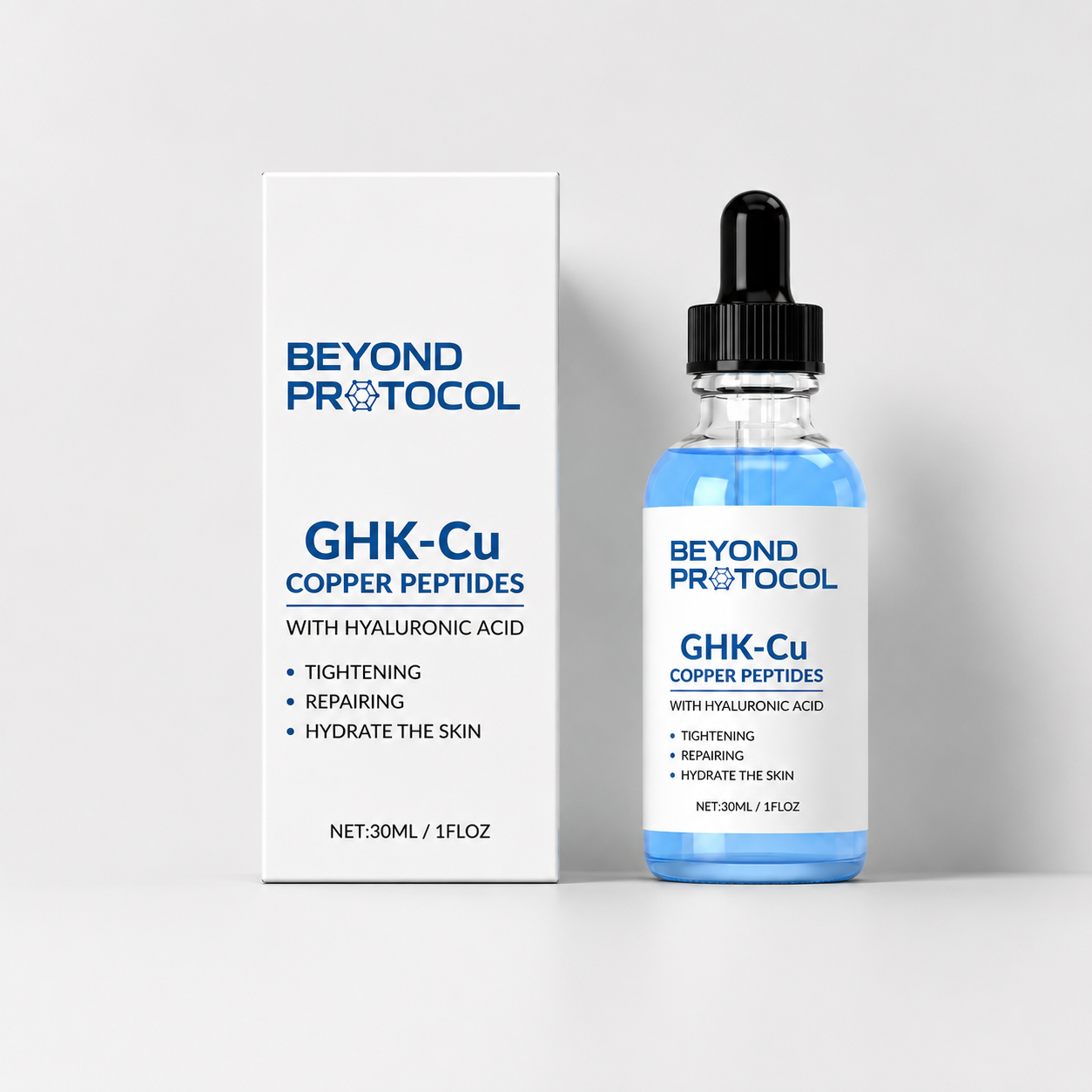 GHK-Cu Copper Peptide Serum - For smooth skin