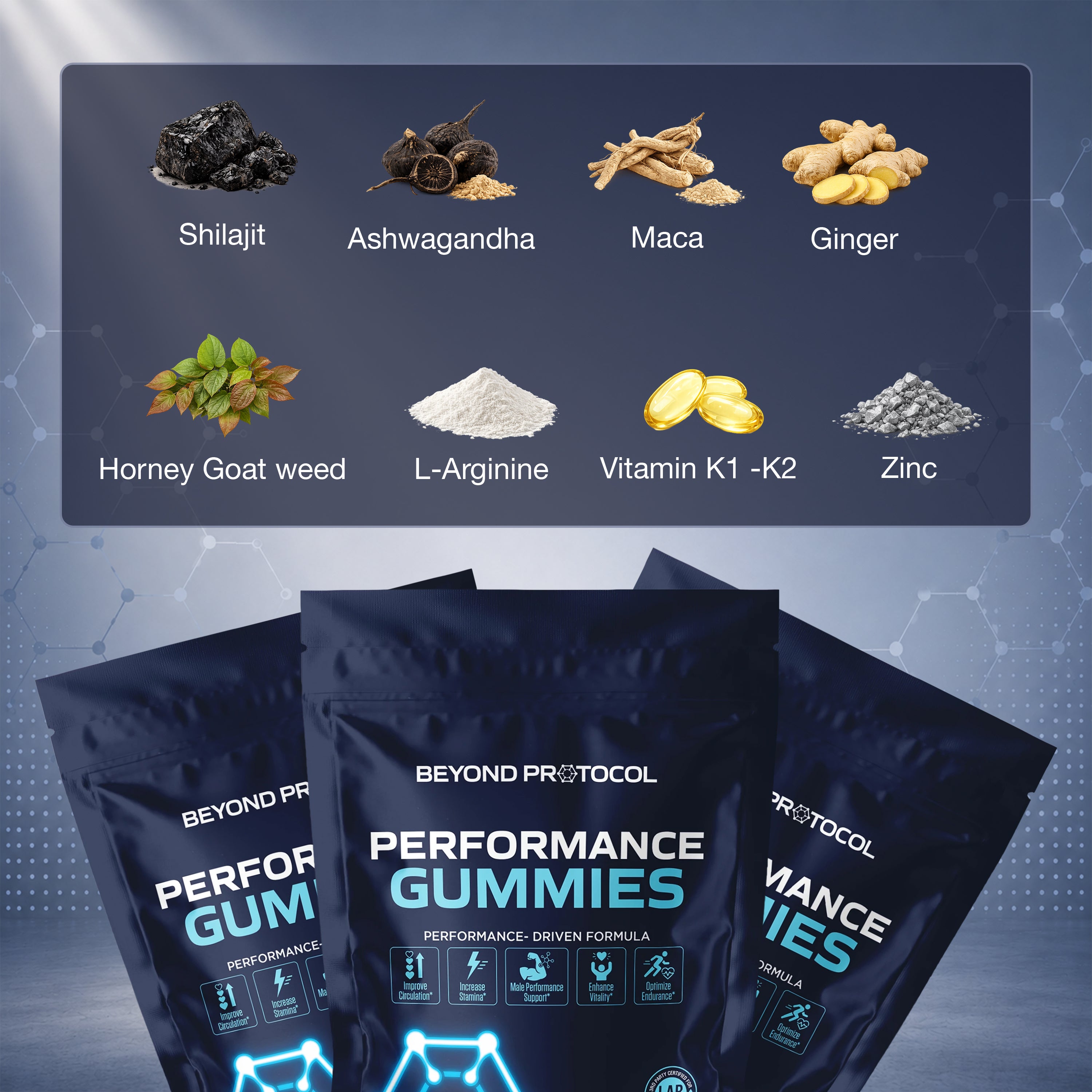 BEYOND PROTOCOL™ Performance Gummies (Testosterone Support)