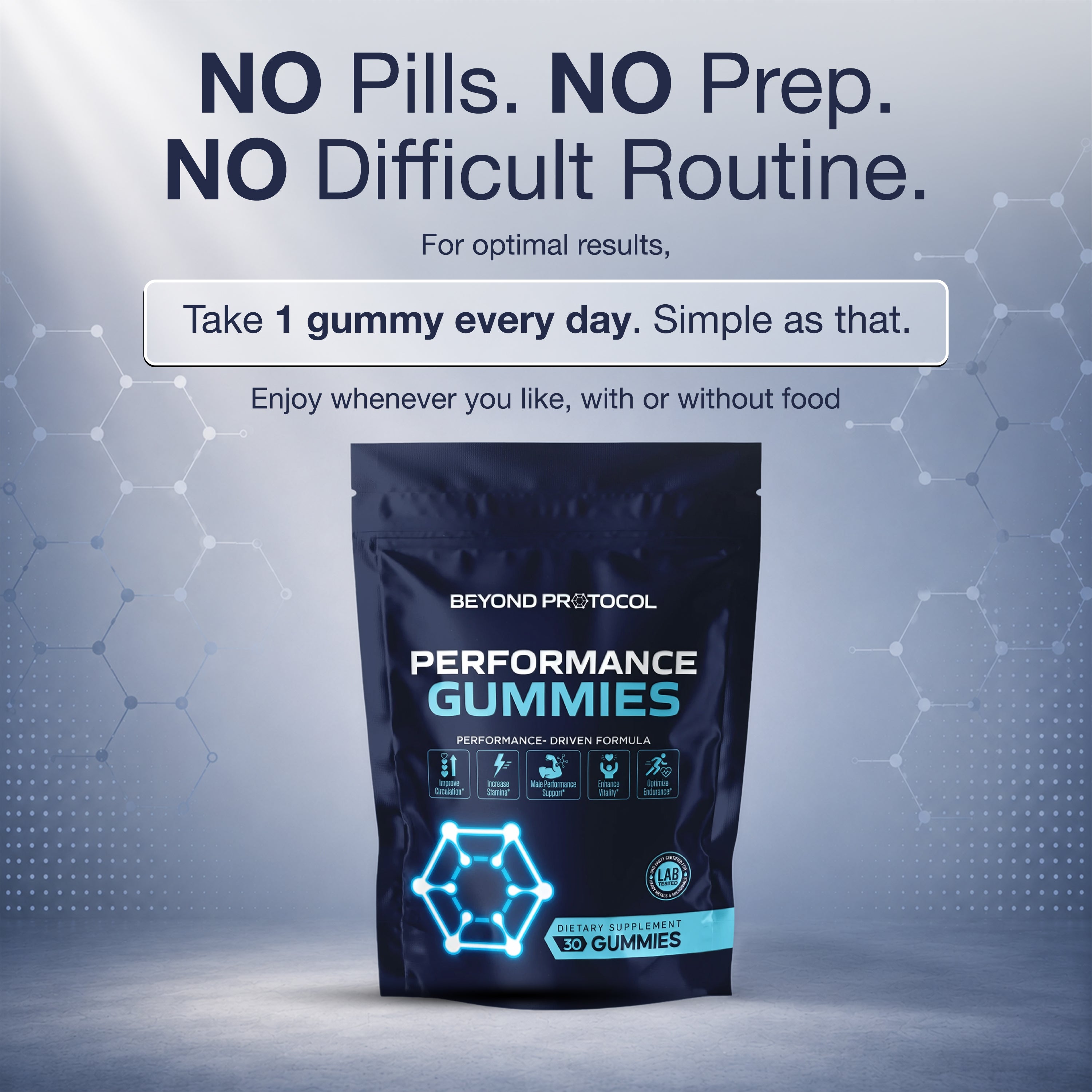 BEYOND PROTOCOL™ Performance Gummies (Testosterone Support)