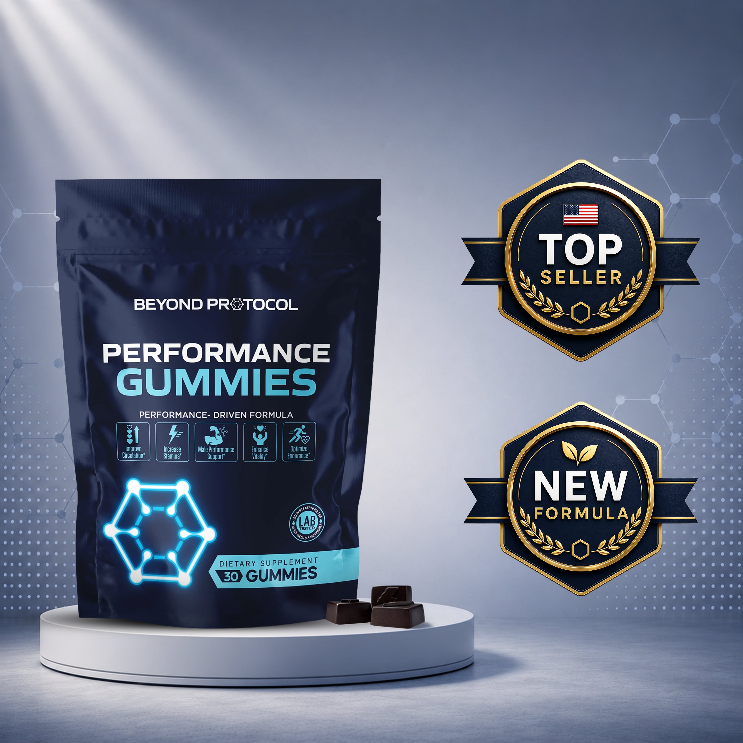 BEYOND PROTOCOL™ Performance Gummies (Testosterone Support)