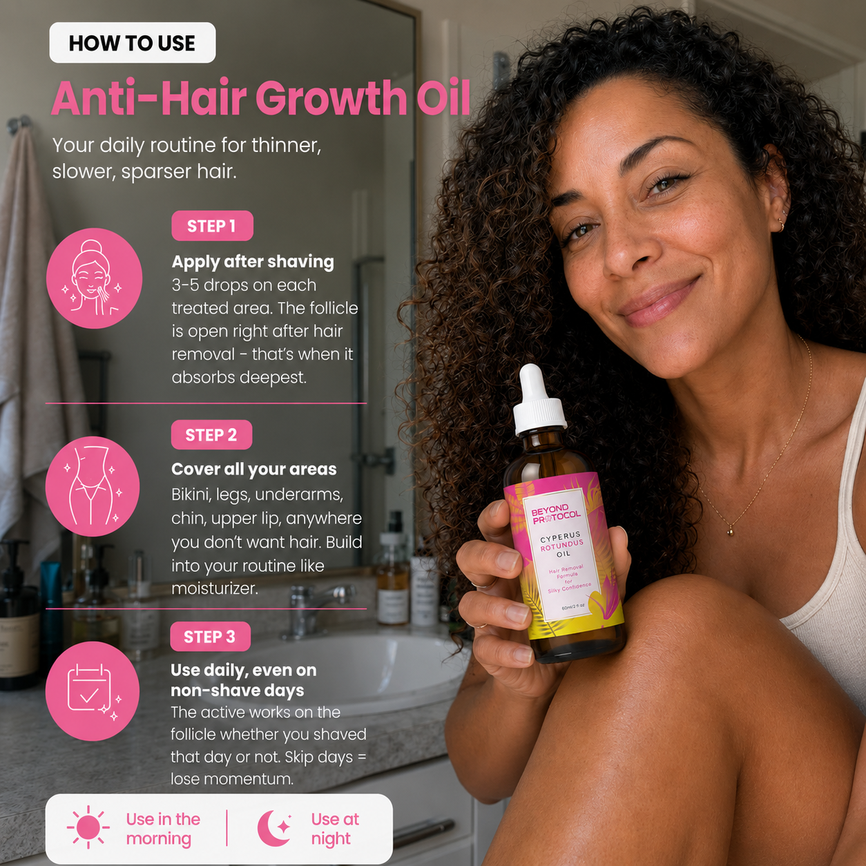 Anti-Hair Growth Oil
