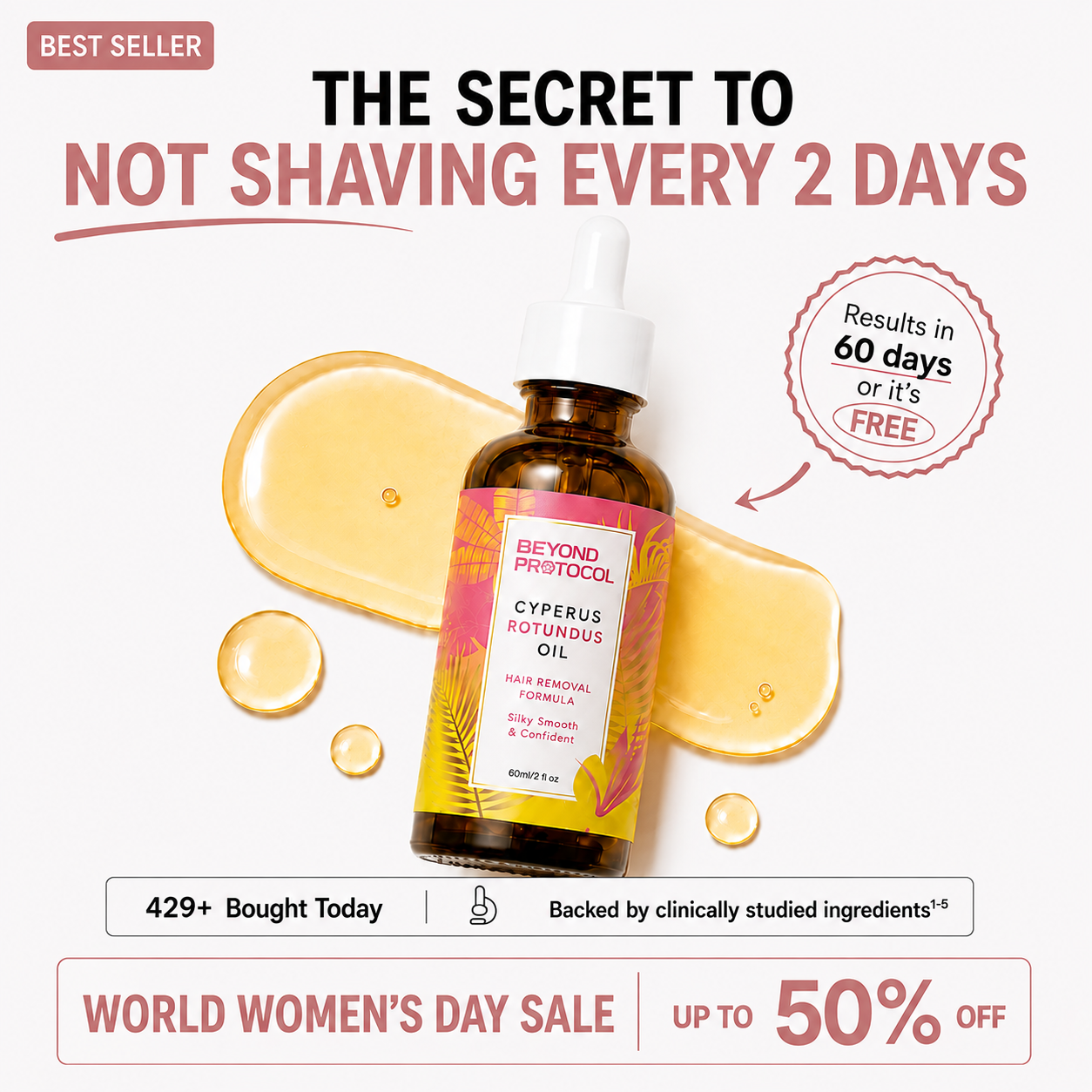 Anti-Hair Growth Oil